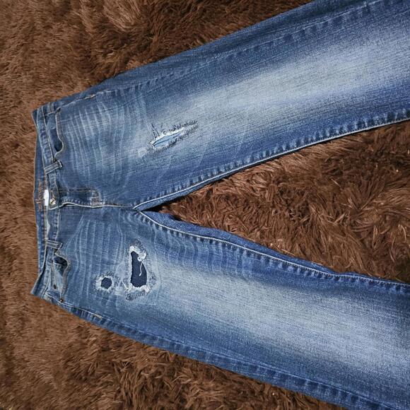 Revolt Distressed Skinny Jeans Size 5 - Picture 2 of 9